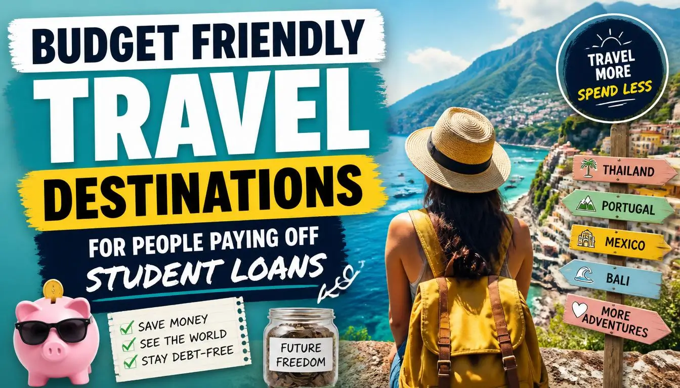 Budget Friendly Travel Destinations for People Paying Off Student Loans