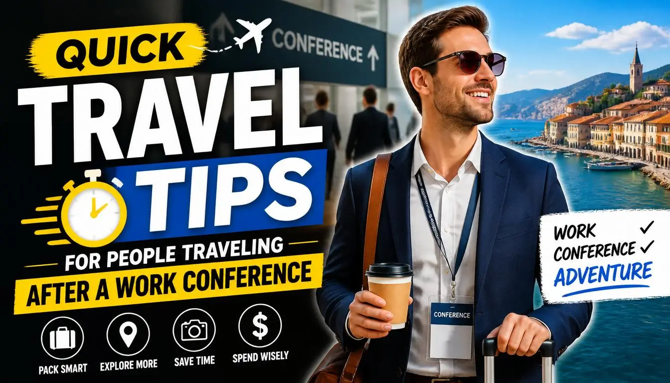 Quick Travel Tips for People Traveling After a Work Conference