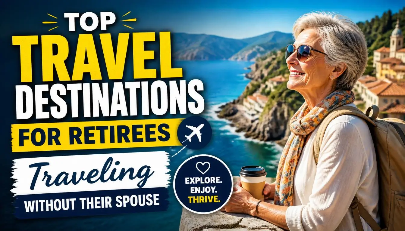 Top Travel Destinations for Retirees Traveling Without Their Spouse