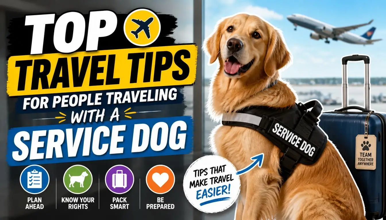 Top Travel Tips for People Traveling With a Service Dog